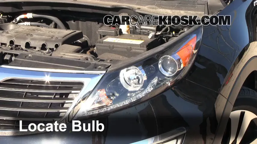 2012 Kia Sportage EX 2.4L 4 Cyl. Lights Parking Light (replace bulb)